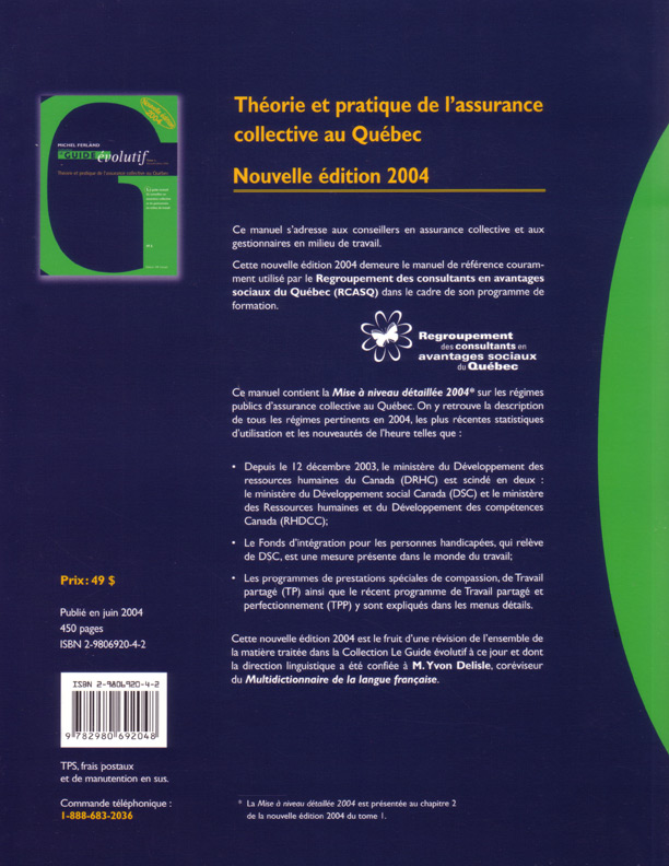 Miniguide de l'assurance et des rentes collectives 2012 (version Internet)