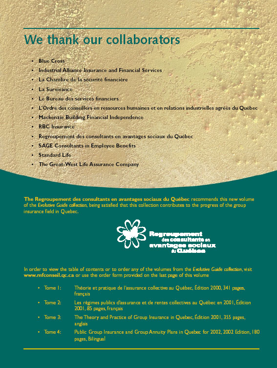 Miniguide de l'assurance et des rentes collectives 2012 (version Internet)